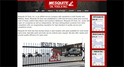 Desktop Screenshot of mesquiteoiltools.com
